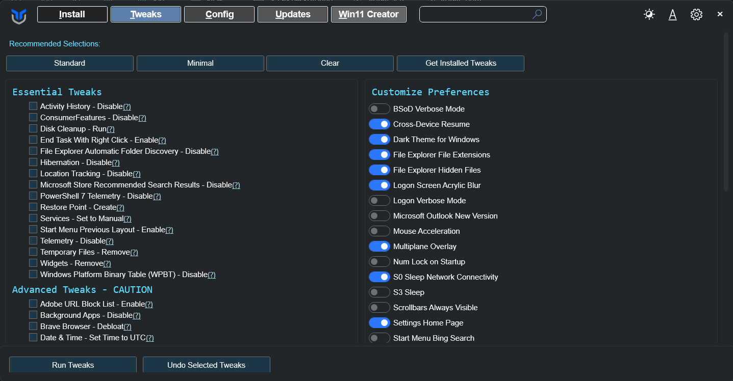 Chris Titus Tech Windows Tool